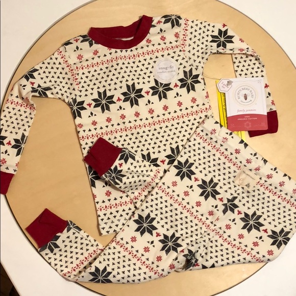 Burt's Bees Other - Burt’s bees baby snowflake fair isle tee and pant